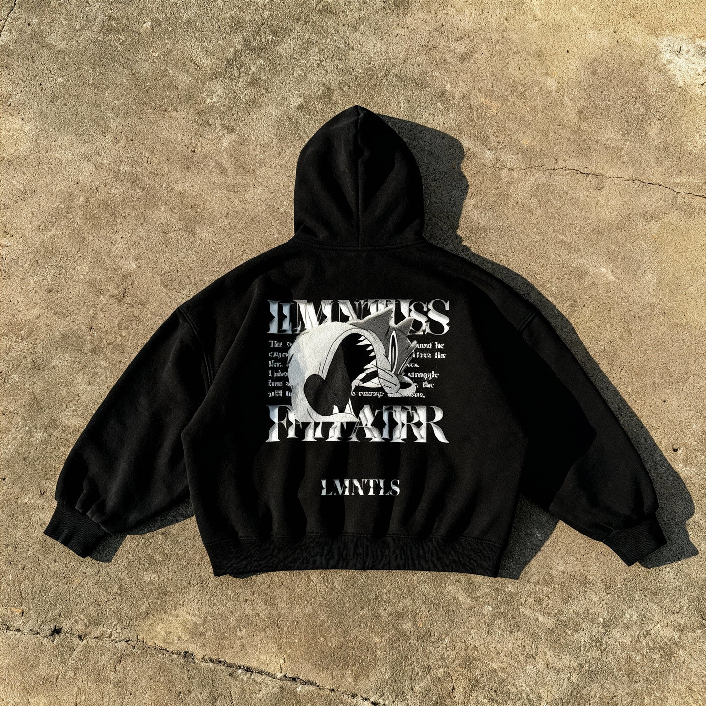 LMNTLS Collection PnB Full-Zip Boxy Hoodie