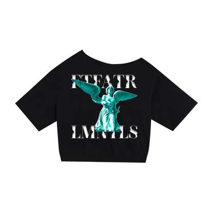 LMNTLS Collection Asymmetric Shoulder Oversized Tee