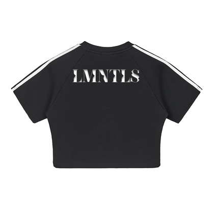 LMNTLS Collection Dripped Cooling Performance Crop Top