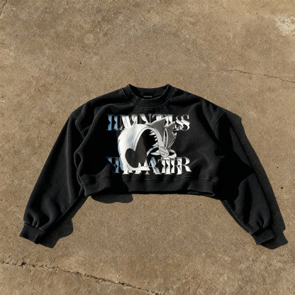 PNB Crop Sweatshirt LMNTLS Collection