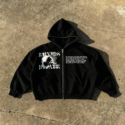 LMNTLS Collection PnB Full-Zip Boxy Hoodie