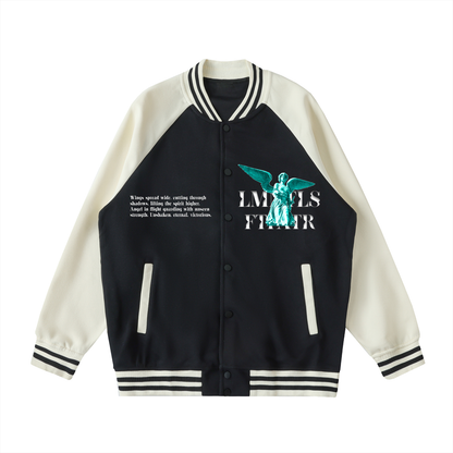 LMNTLS Collection Angel Raglan Varsity Jacket