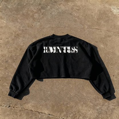 PNB Crop Sweatshirt LMNTLS Collection