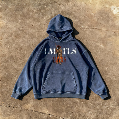 LMNTLS Collection Prince Acid Wash Oversize Hoodie